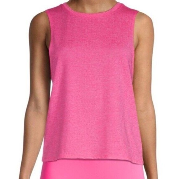 Activology Tank Top Cut Out‎ Tie Back Moisture Wicking Lightweight Pink XL Yoga - Picture 2 of 7